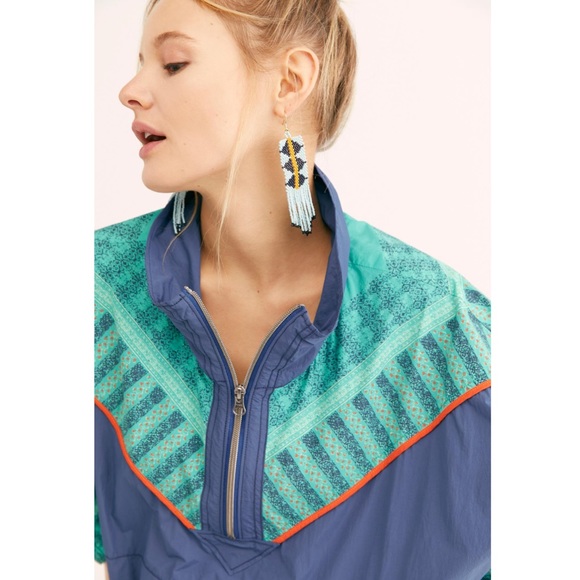 Free People Retro Warmup Pullover Jacket Packable - Picture 5 of 5